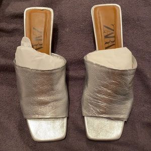 Zara Heeled Slides